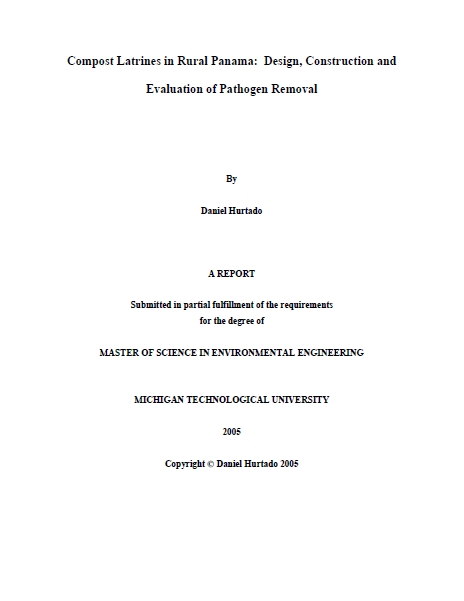 Msc thesis environmental engineering