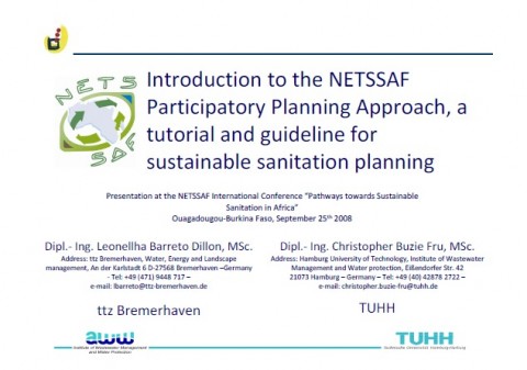 Introduction to the NETSSAF participatory planning approach