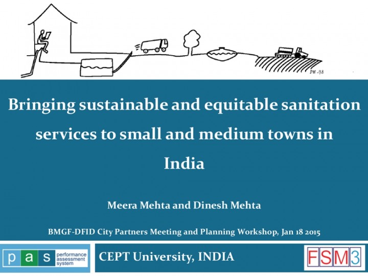 Bringing sustainable and equitable sanitation services to small and medium towns in India