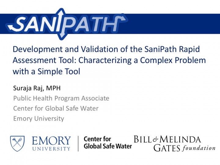 Assessment and characterization of fecal exposure pathways in urban low-income settings (SaniPath)