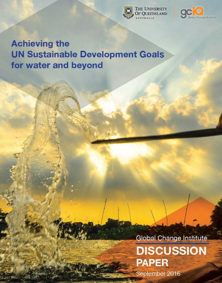 Achieving the UN Sustainable Developement Goals for water and beyond