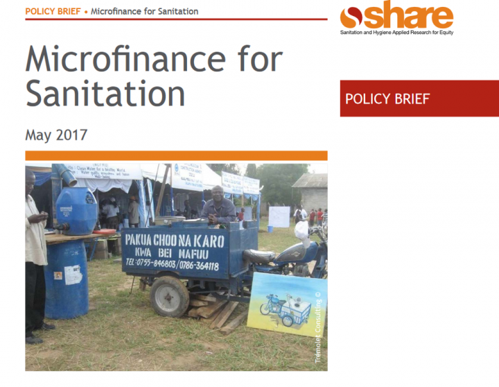 Microfinance for Sanitation Policy Brief