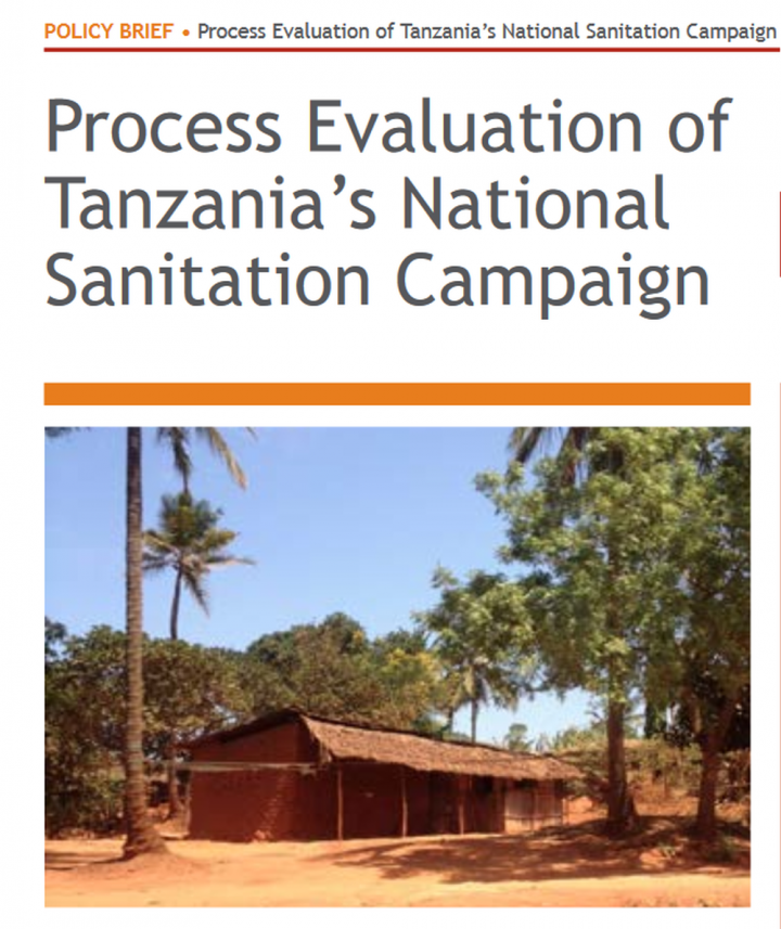 Process Evaluation of Tanzania’s National Sanitation Campaign Policy Brief