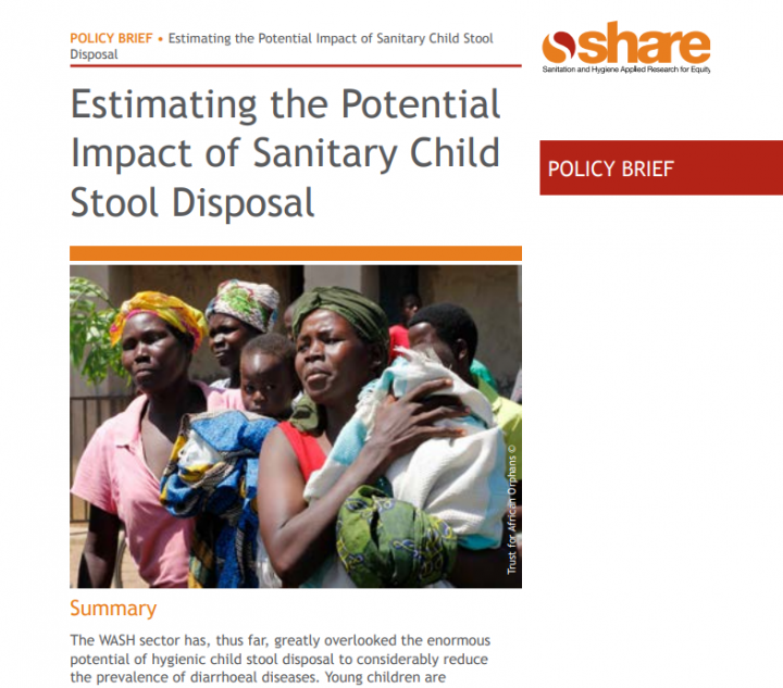 Estimating the Potential Impact of Sanitary Child Stool Disposal Policy Brief