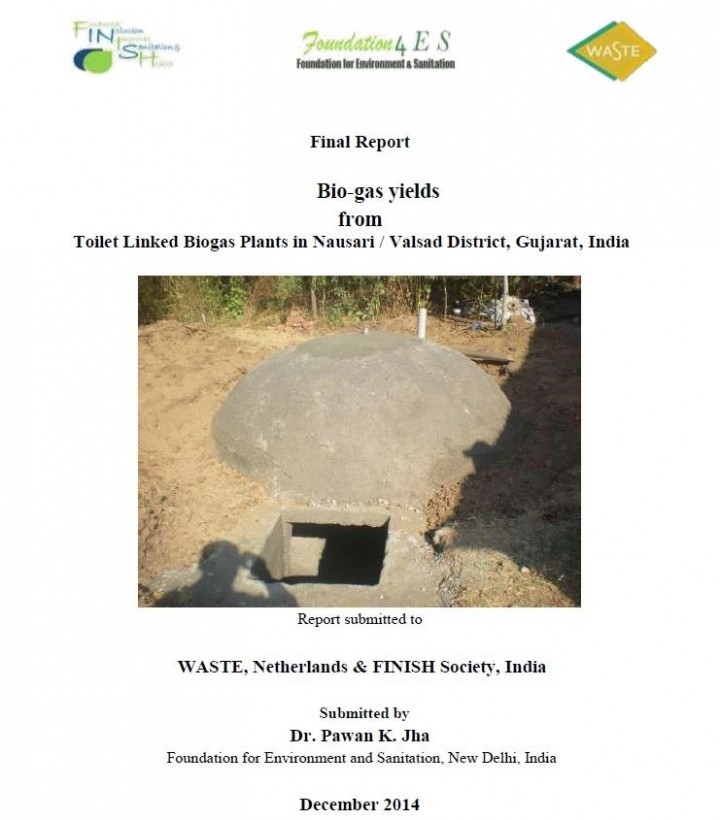 Bio-gas yields from Toilet Linked Biogas Plants in Nausari / Valsad District, Gujarat, India