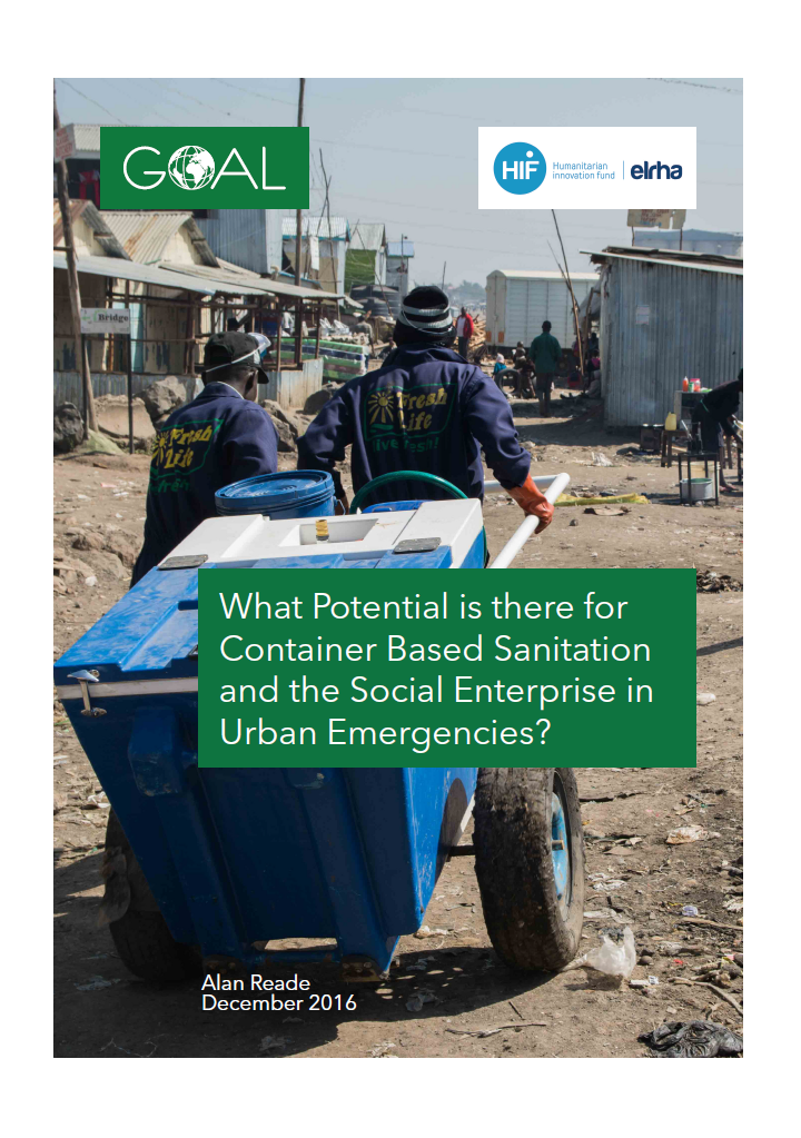 What Potential is there for Container Based Sanitation and the Social Enterprise in Urban Emergencies?