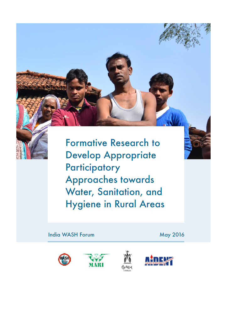 Formative Research to Develop Appropriate Participatory Approaches towards Water, Sanitation, and Hygiene in Rural Areas