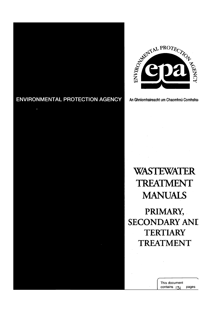 Waste Water Treatment Manuals