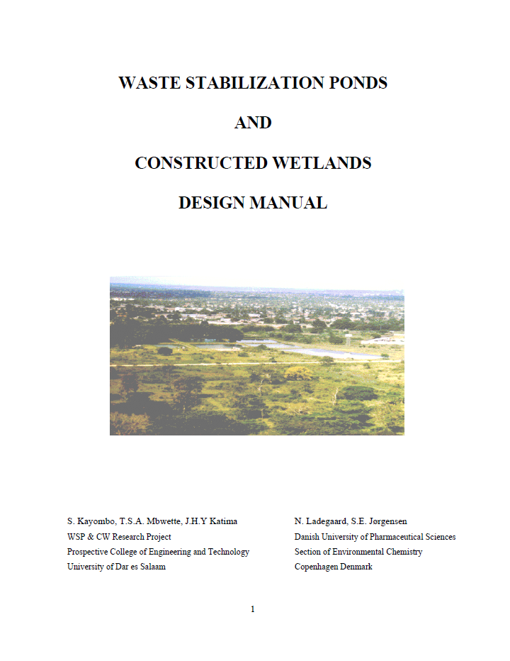 Waste Stabilization Ponds and Constructed Wetlands