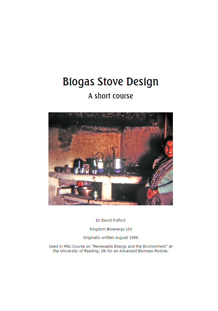 Biogas Stove Design