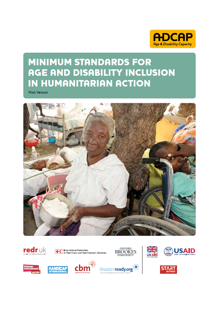 Minimum Standards for Age and Disability Inclusion in Humanitarian Action