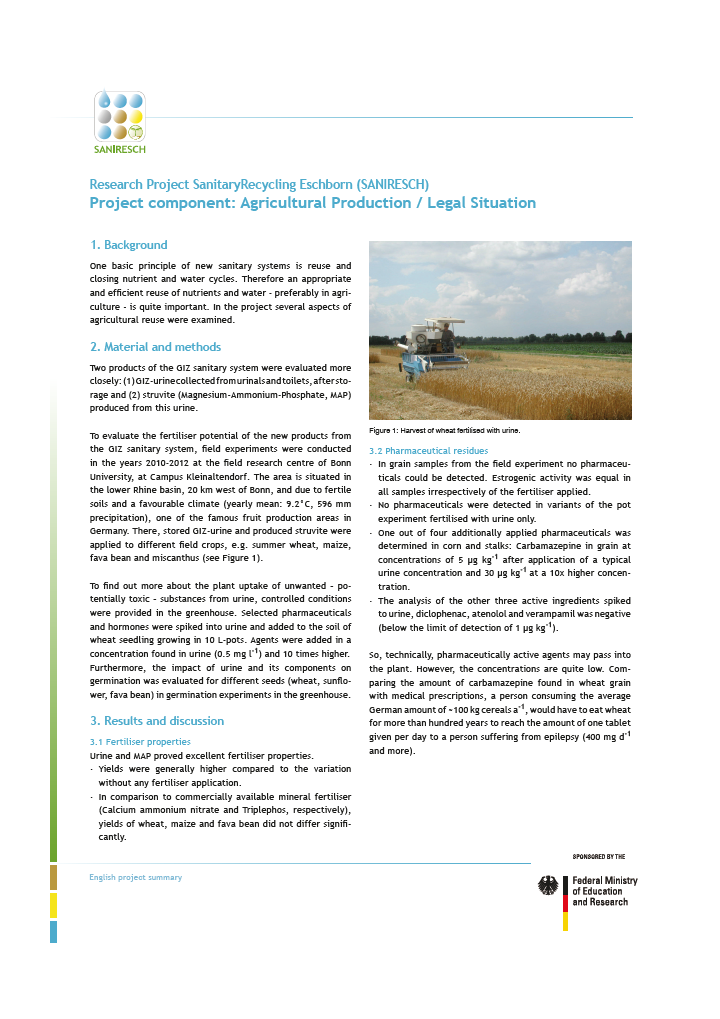 Agricultural production / Legal situation