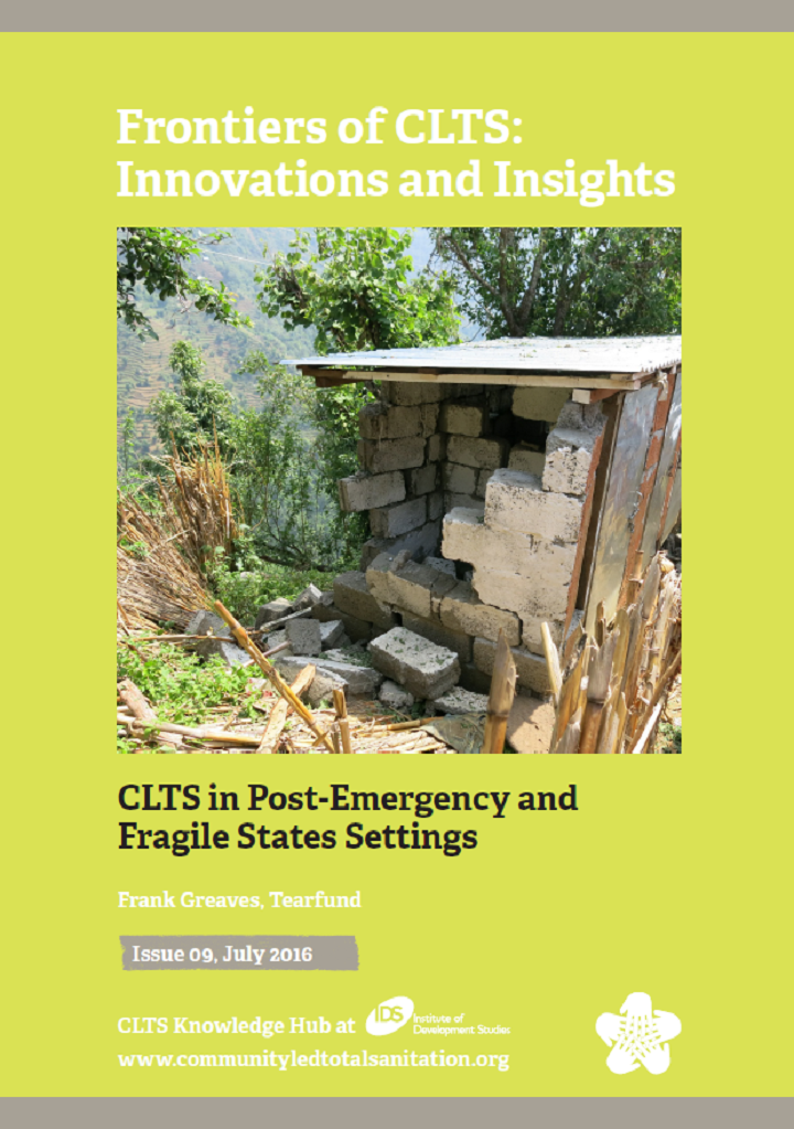 CLTS in Post-Emergency and Fragile States Settings
