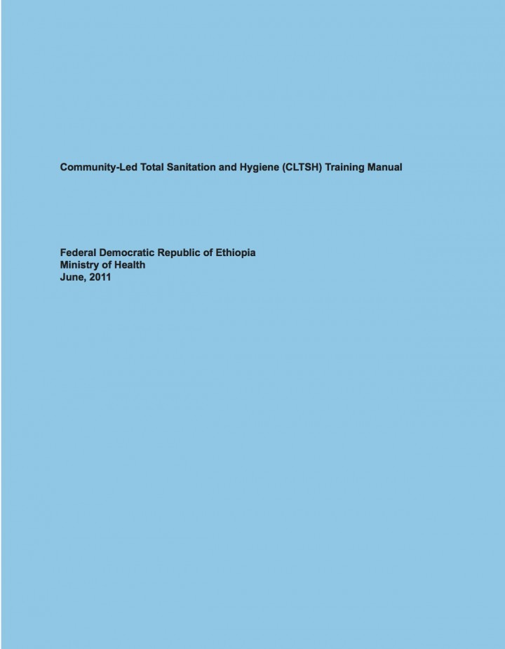 Community-Led Total Sanitation and Hygiene (CLTSH) Training Manual