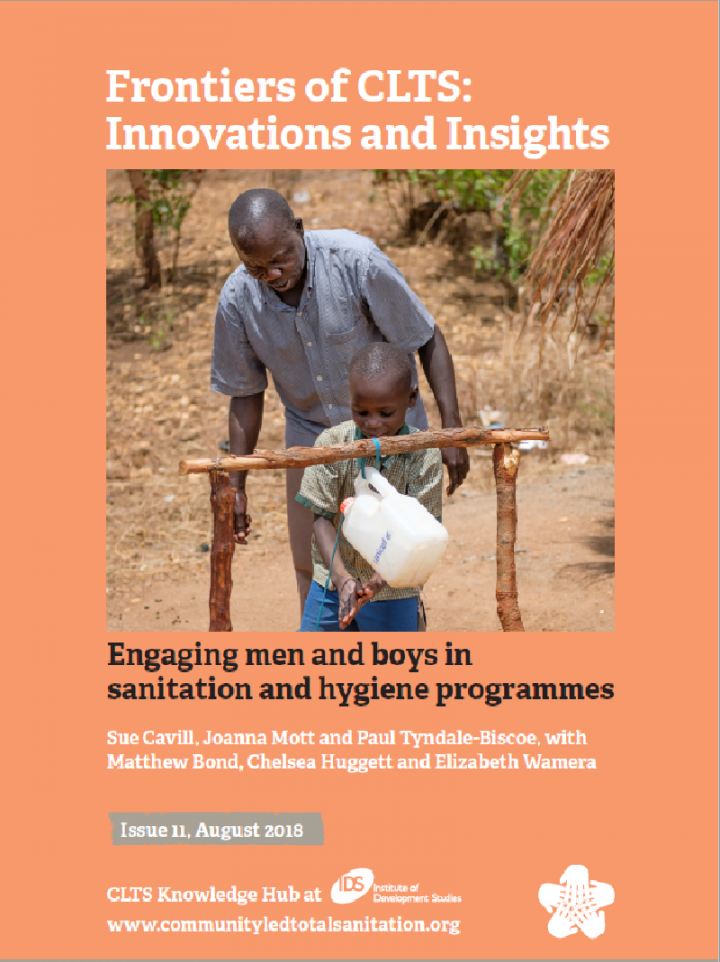 Engaging men and boys in sanitation and hygiene programmes