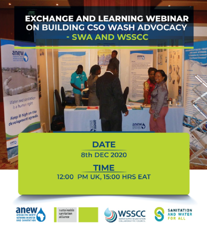 Exchange and Learning Webinar- Building Civil Society WASH advocacy for strengthening SWA’s Mutual Accountability Mechanism and reaching those left behind