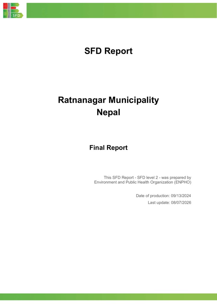 SFD (Level 2) Report - Ratnanagar Municipality