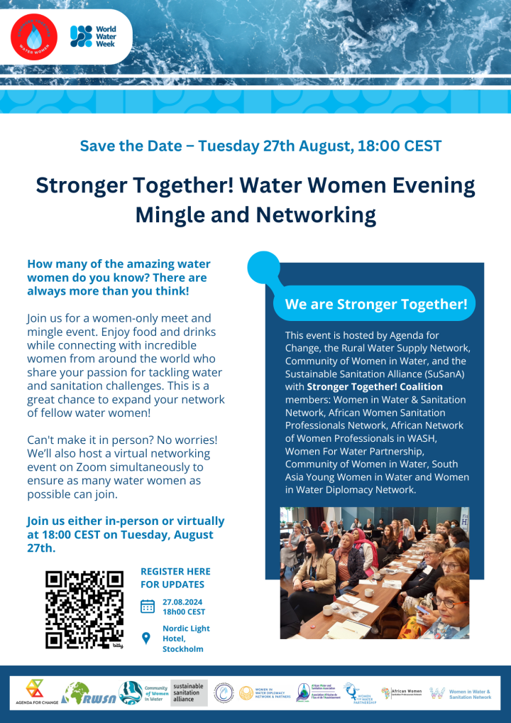 Stronger Together! Water Women Evening Mingle and Networking